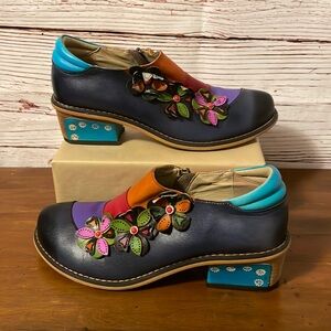 Colorful Floral Women's Flats